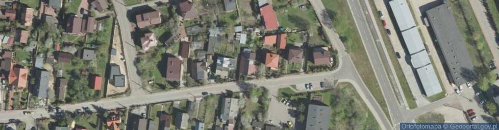 Zdjęcie satelitarne Zaściańska ul.