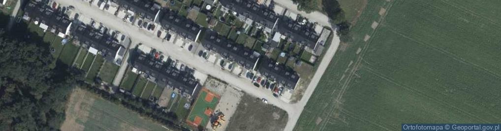 Zdjęcie satelitarne Za Dworkiem ul.