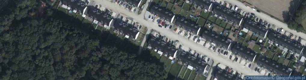 Zdjęcie satelitarne Za Dworkiem ul.