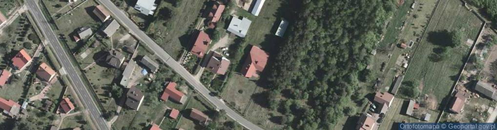 Zdjęcie satelitarne Zagórna ul.