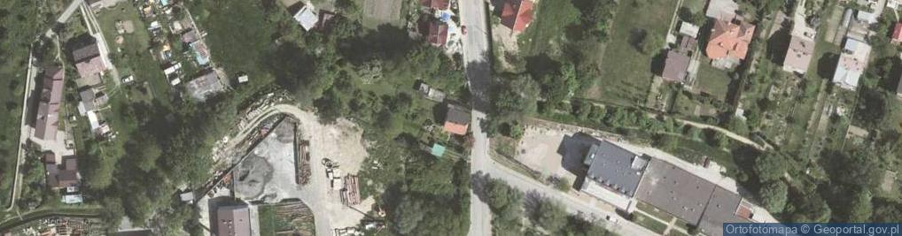 Zdjęcie satelitarne Zakliki z Mydlnik ul.