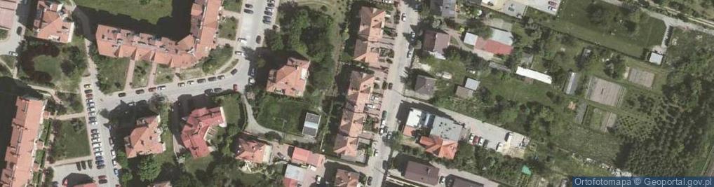 Zdjęcie satelitarne Żabiniec ul.