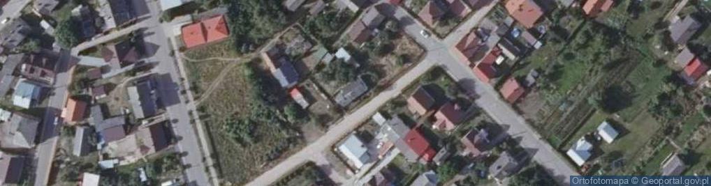 Zdjęcie satelitarne Zaułek Szkolny ul.