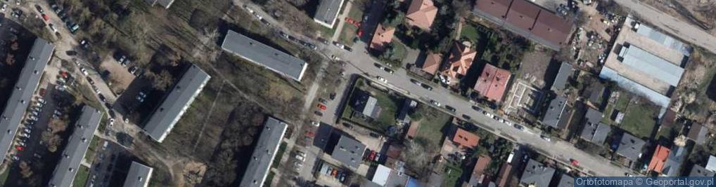 Zdjęcie satelitarne Zaolziańska ul.