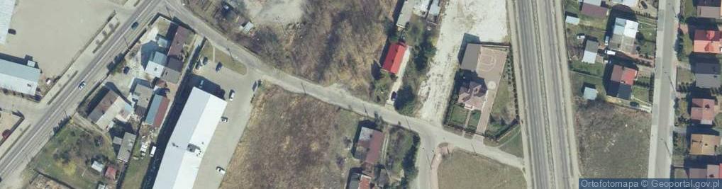 Zdjęcie satelitarne Zaokręgiem ul.