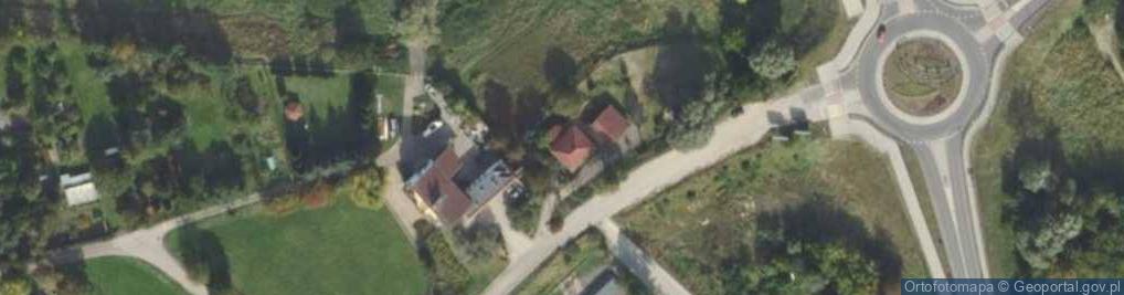 Zdjęcie satelitarne Zaułek Rzeczny ul.