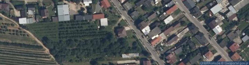 Zdjęcie satelitarne Zagańczyka, ks. ul.