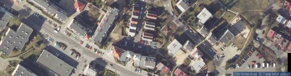 Zdjęcie satelitarne Za Bramą ul.