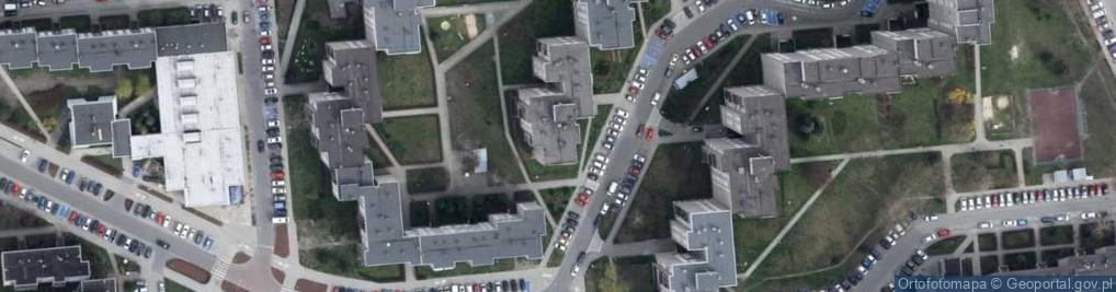 Zdjęcie satelitarne Zawiszaków ul.