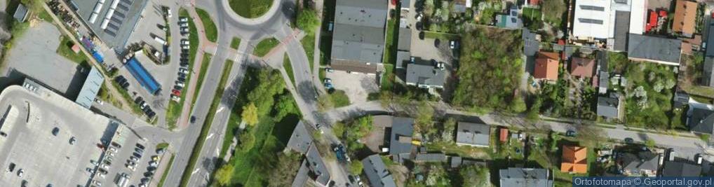 Zdjęcie satelitarne Żabia ul.