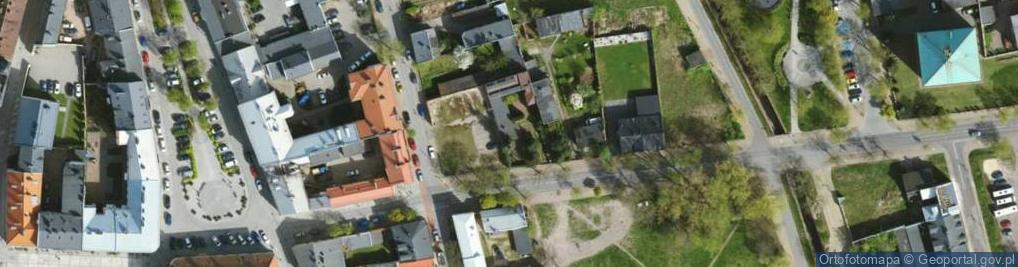 Zdjęcie satelitarne Zamkowa ul.
