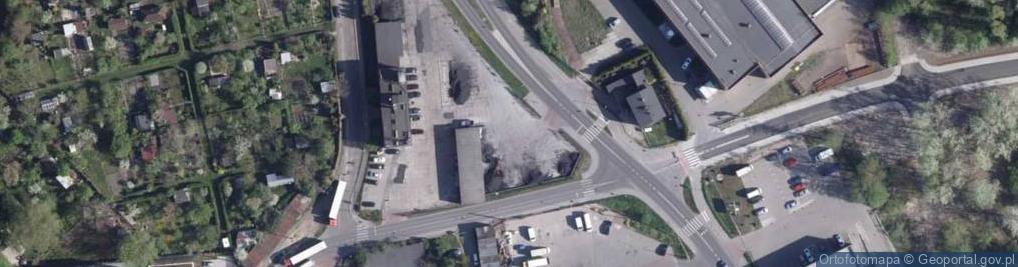 Zdjęcie satelitarne Zaułek Dworcowy ul.
