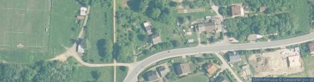 Zdjęcie satelitarne Zaskawie ul.