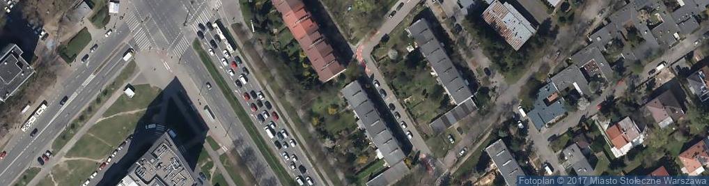 Zdjęcie satelitarne Zawojska ul.