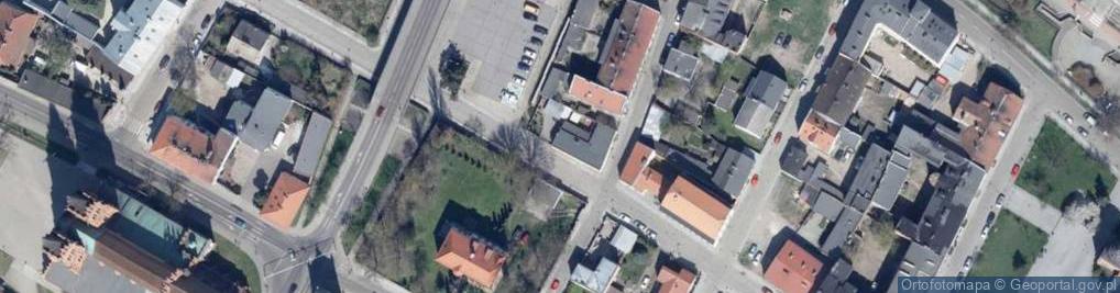 Zdjęcie satelitarne Zamcza ul.