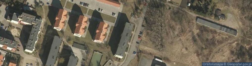 Zdjęcie satelitarne Zaułek Zielony ul.