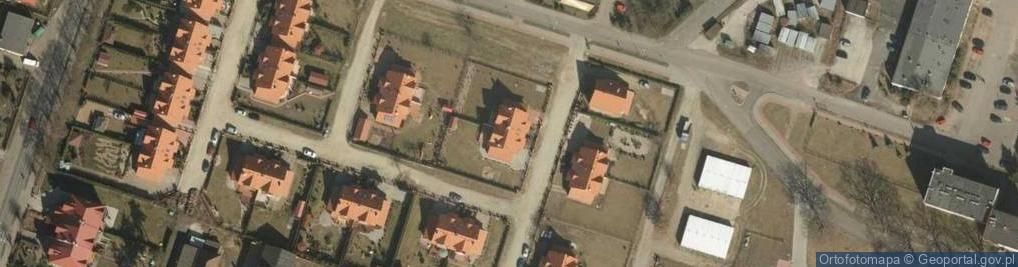 Zdjęcie satelitarne Zaułek Zielony ul.