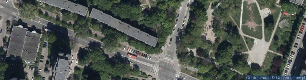 Zdjęcie satelitarne Zachodnia ul.