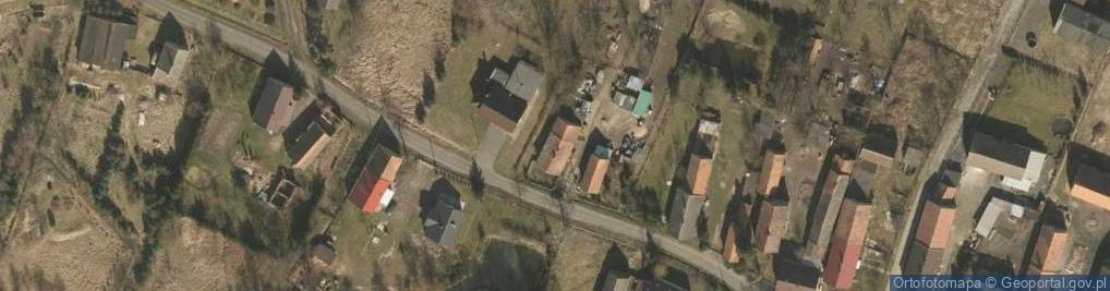 Zdjęcie satelitarne Zaborów ul.