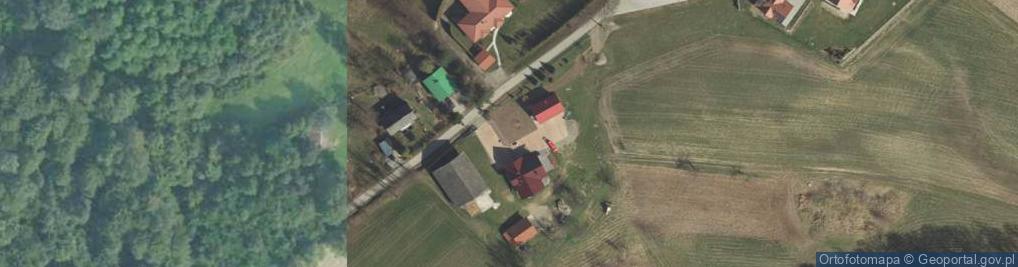Zdjęcie satelitarne Zagórzany ul.
