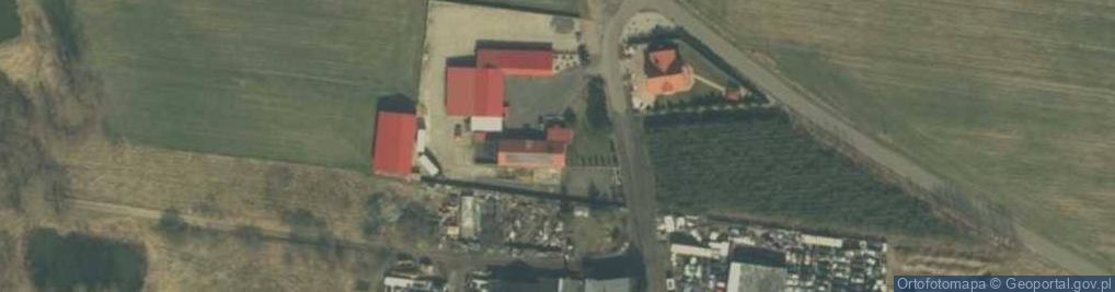Zdjęcie satelitarne Zagórzyce ul.