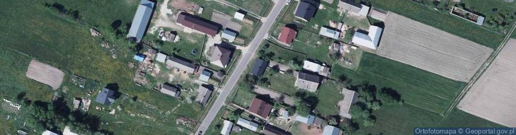 Zdjęcie satelitarne Zahorów ul.