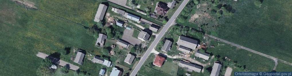 Zdjęcie satelitarne Zahorów ul.