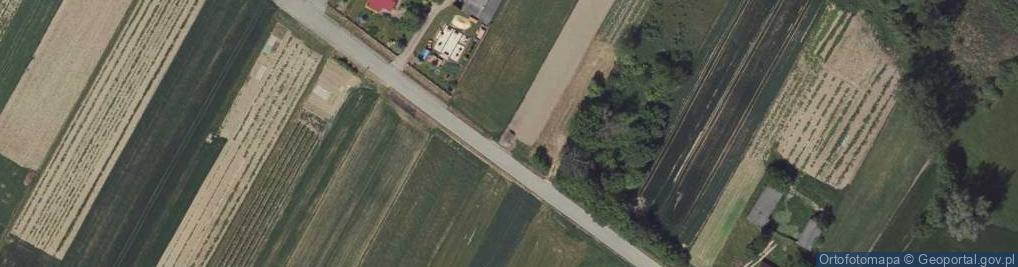 Zdjęcie satelitarne Zakrzew-Kolonia ul.
