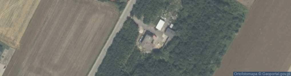 Zdjęcie satelitarne Zakrzew-Kolonia ul.