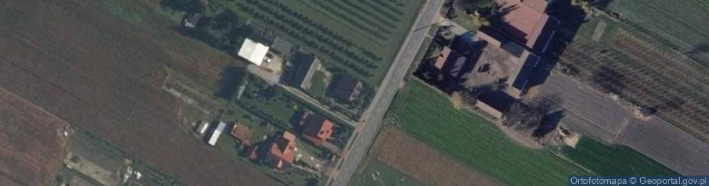 Zdjęcie satelitarne Zakrzew-Kolonia ul.