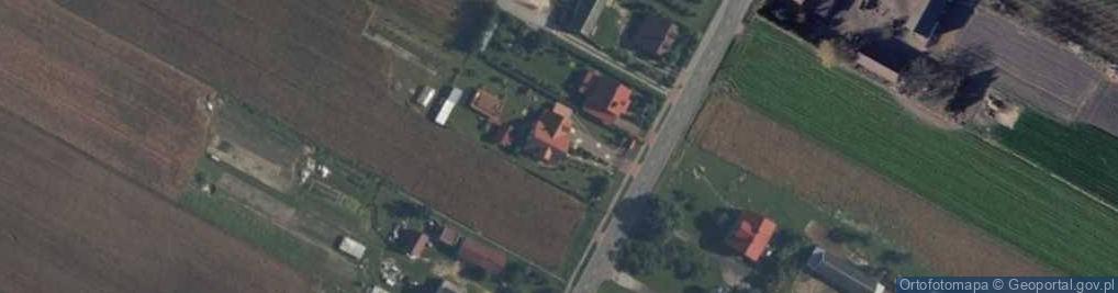 Zdjęcie satelitarne Zakrzew-Kolonia ul.