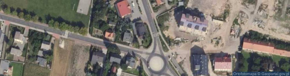 Zdjęcie satelitarne Zakrzew ul.