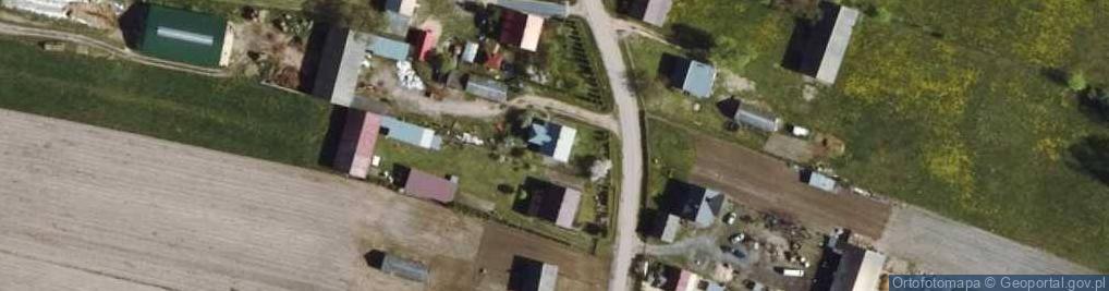 Zdjęcie satelitarne Zakrzewo-Zalesie ul.