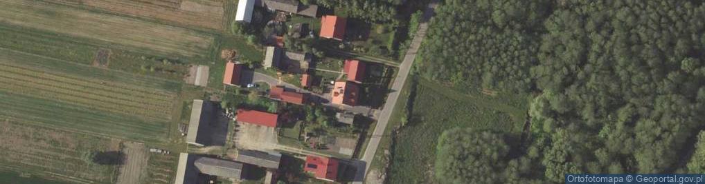 Zdjęcie satelitarne Zakrzówek-Wieś ul.
