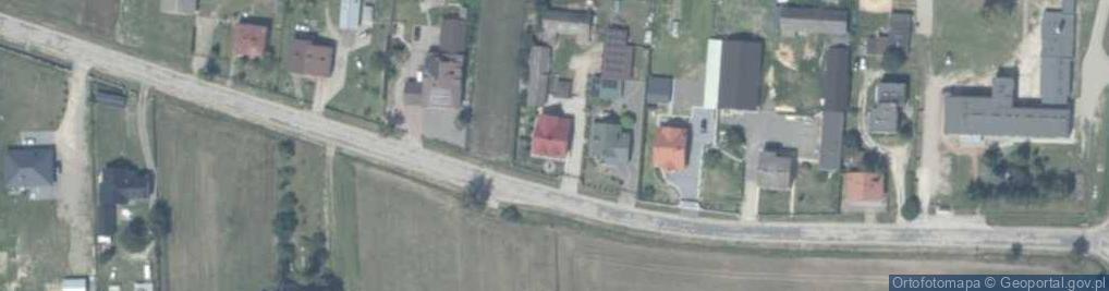 Zdjęcie satelitarne Zakrzówek-Wieś ul.