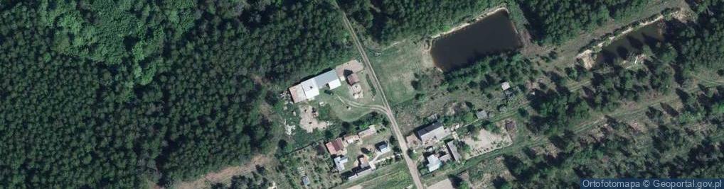 Zdjęcie satelitarne Zalutyń ul.