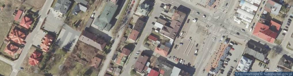 Zdjęcie satelitarne Zarwanica ul.