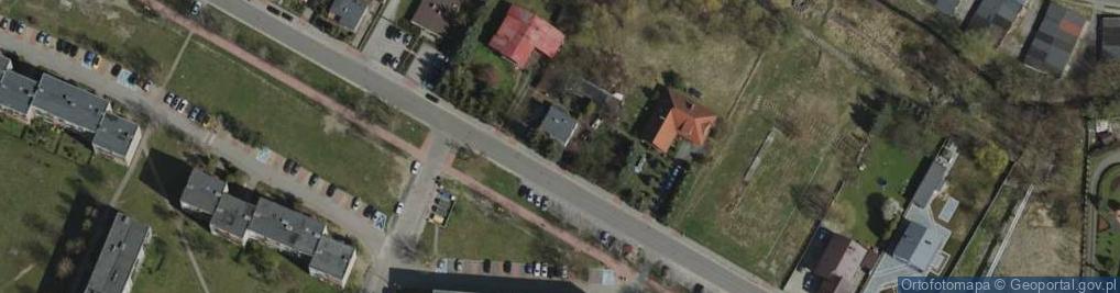 Zdjęcie satelitarne Zaparkowa ul.