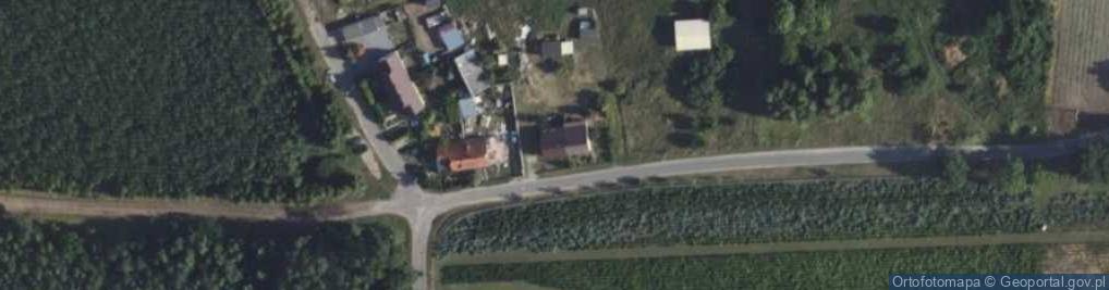 Zdjęcie satelitarne Zawory ul.
