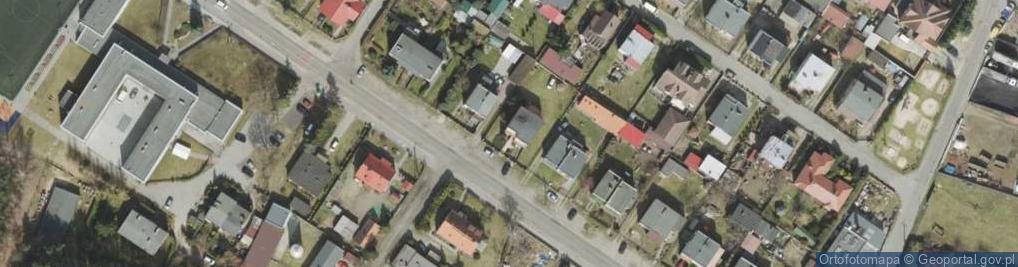 Zdjęcie satelitarne Zawada-Szkolna ul.