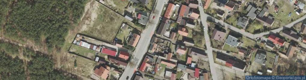 Zdjęcie satelitarne Zawada-Zielonogórska ul.