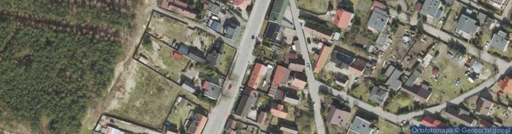Zdjęcie satelitarne Zawada-Zielonogórska ul.