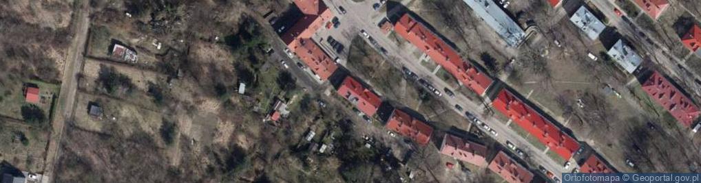 Zdjęcie satelitarne Zbocze ul.