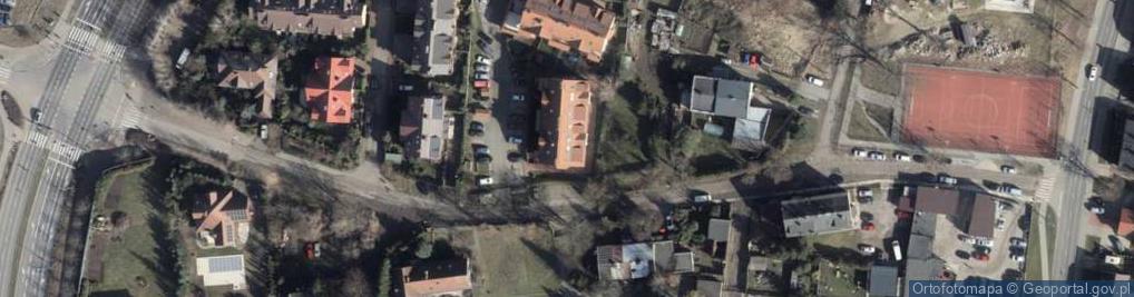 Zdjęcie satelitarne Zbójnicka ul.