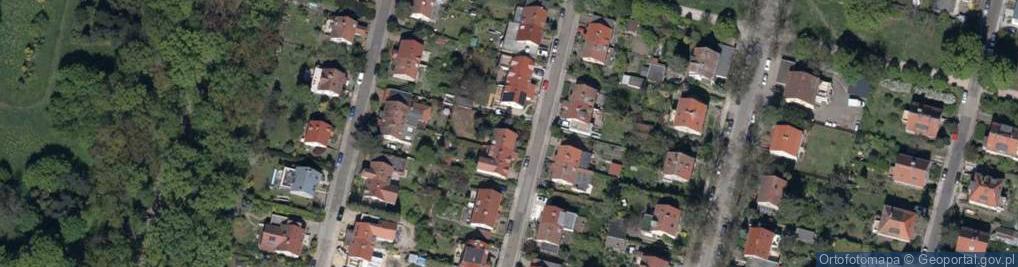 Zdjęcie satelitarne Żeglarska ul.