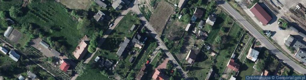 Zdjęcie satelitarne Zielona ul.