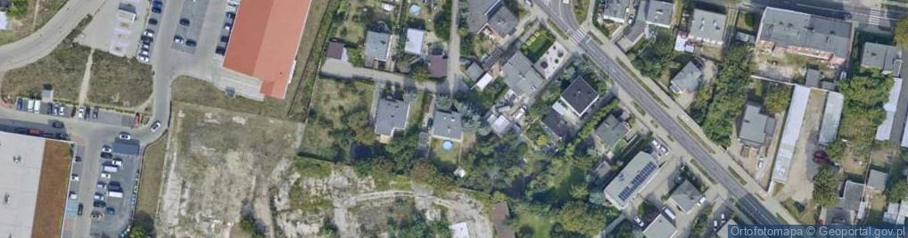 Zdjęcie satelitarne Zielona ul.