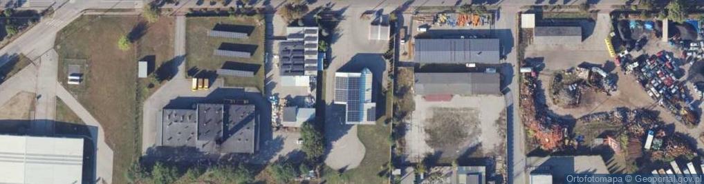 Zdjęcie satelitarne Zielona ul.