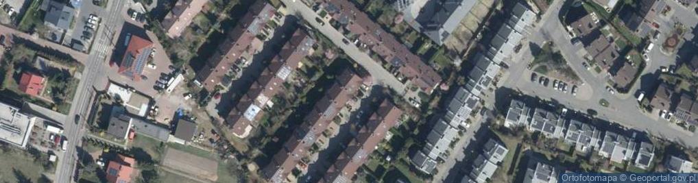 Zdjęcie satelitarne Zielone Ogrody ul.