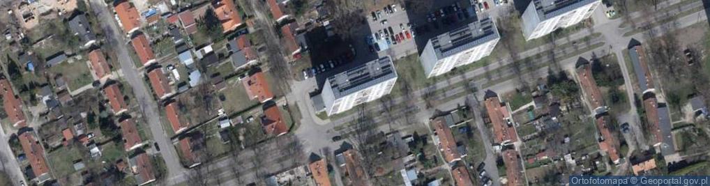 Zdjęcie satelitarne Ziołowa ul.